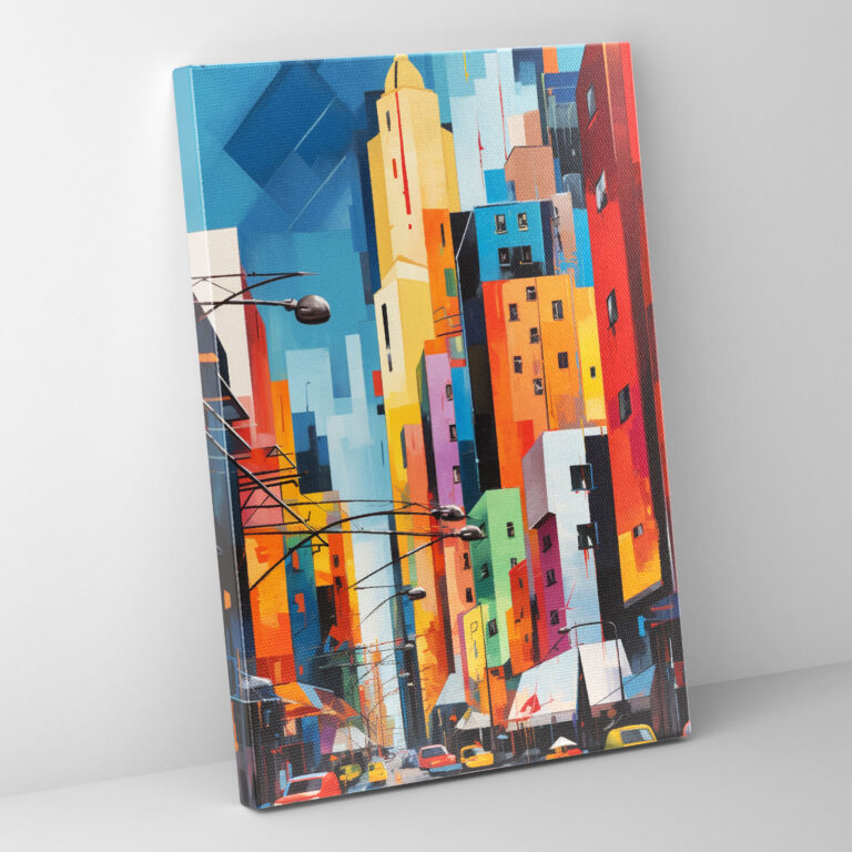 High Quality Pablo Picasso Style Wall Decoration - Pablo Picasso, Bold And Vibrant Cityscape, Wall Art, Wall Decoration