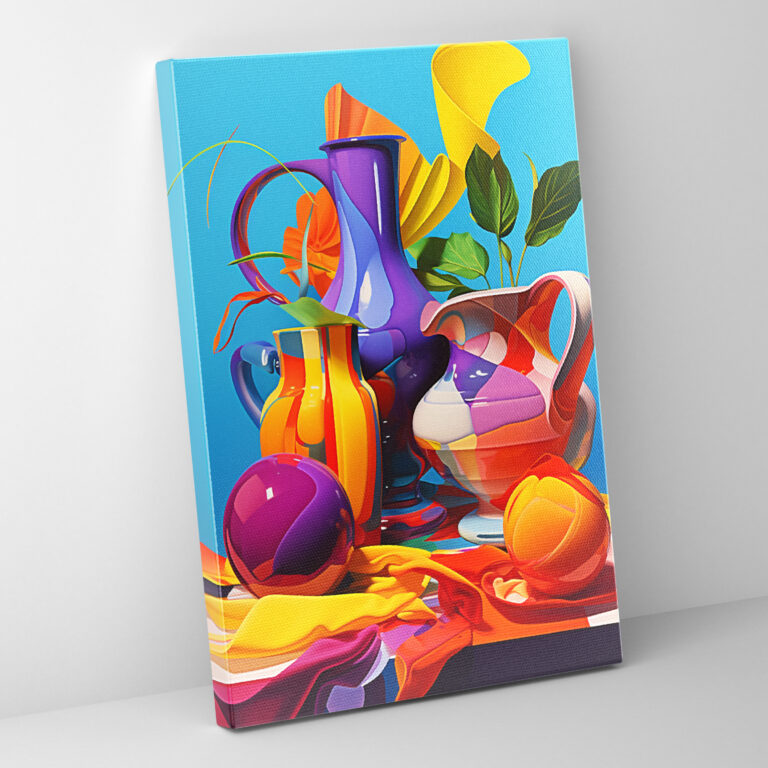 Pablo Picasso Style Wall Decoration - Pablo Picasso, Wall Art, Pablo Picasso Style, Vibrant Color Palette
