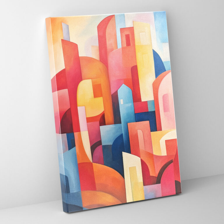 Pablo Picasso Style Wall Art - Pablo Picasso, Wall Decoration, Fragmented Shapes, Canvas Print