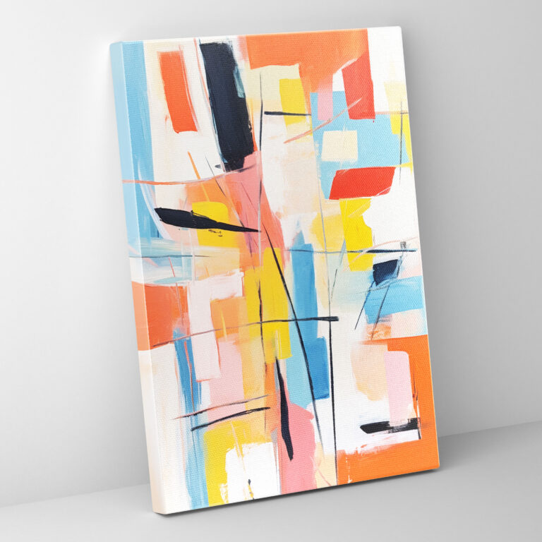 Pablo Picasso Style Wall Art - Pablo Picasso, Home Decoration, Wall Art, Abstract Expressionist Composition