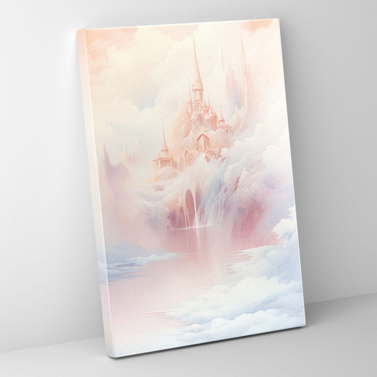 Pablo Picasso Style Canvas Print - Pablo Picasso, Home Decoration, Ethereal Colors, Dreamy Atmosphere