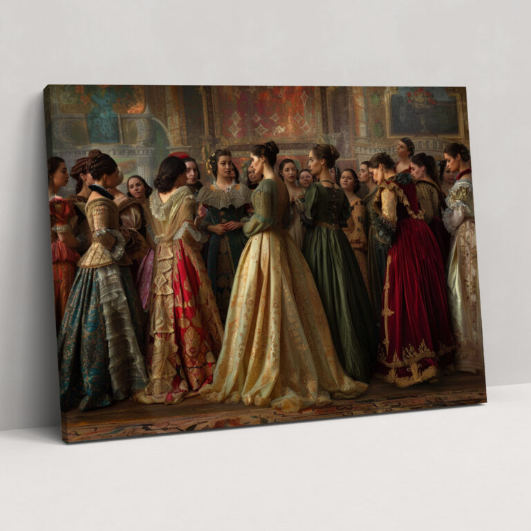 Noblewomen Elegance Canvas Print - Pre-Raphaelite Brotherhood, Wall Art, Canvas Print, Canvas