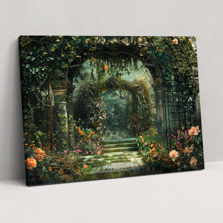 Lush Garden Wall Art - Pre-Raphaelite Brotherhood, Wall Decoration, Canvas Print, Home Decoration