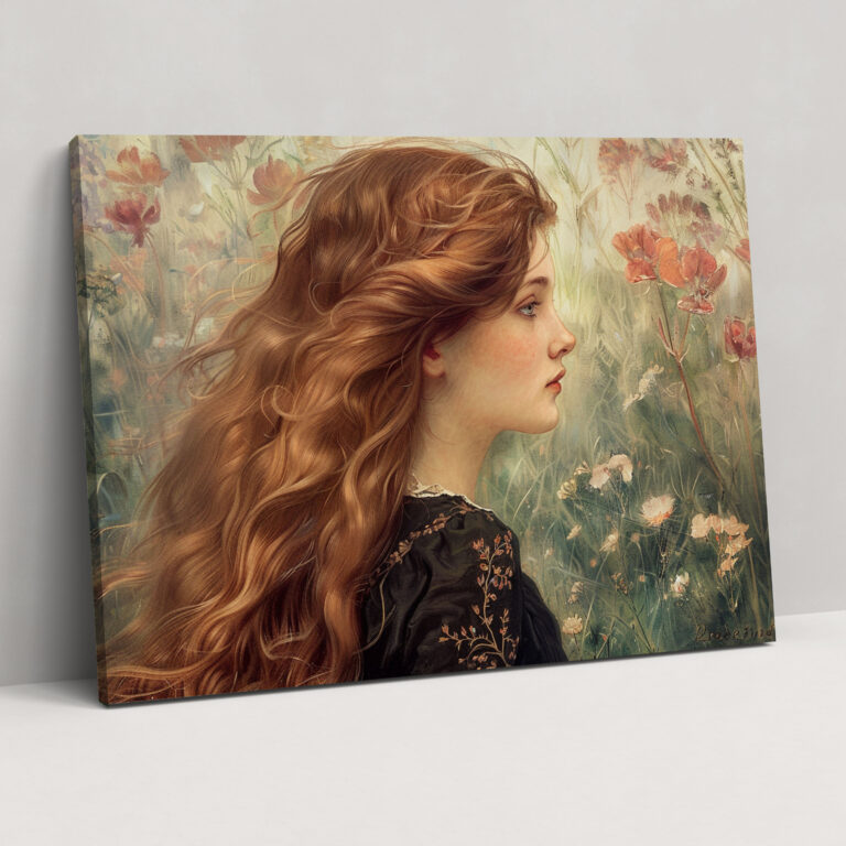 Pre-Raphaelite Brotherhood Garden Canvas Print - Pre-Raphaelite Brotherhood, Home Decoration, Canvas Print, Canvas