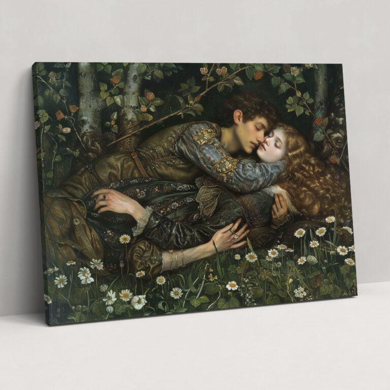 Pre-Raphaelite Brotherhood Love Canvas Print - Pre-Raphaelite Brotherhood, Wall Decoration, Canvas, Wall Art