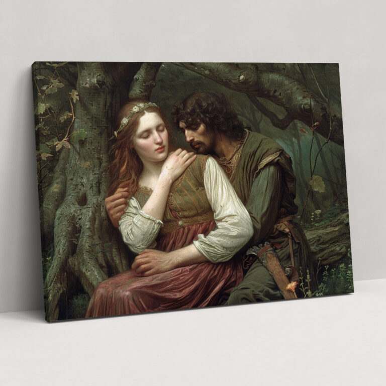 Pre-Raphaelite Brotherhood Melancholy Canvas Print - Pre-Raphaelite Brotherhood, Canvas, Wall Art, Canvas Wall Art