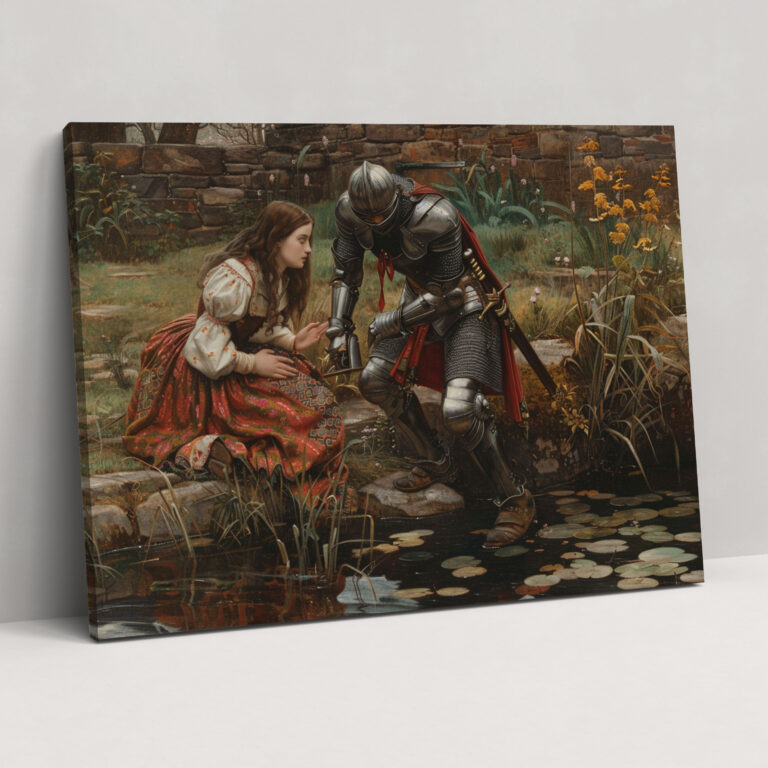 Pre-Raphaelite Brotherhood Knight Canvas Print - Pre-Raphaelite Brotherhood, Pre-Raphaelite Brotherhood, Canvas, Canvas Wall Art