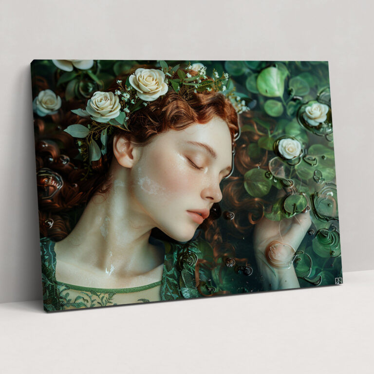 Pre-Raphaelite Brotherhood Nymph Canvas Print - Pre-Raphaelite Brotherhood, Canvas, Wall Art, Canvas Wall Art