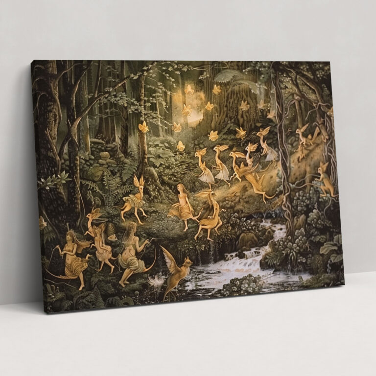 Pre-Raphaelite Brotherhood Woodland Wall Decoration - Pre-Raphaelite Brotherhood, Pre-Raphaelite Brotherhood, Canvas Wall Art, Wall Decoration