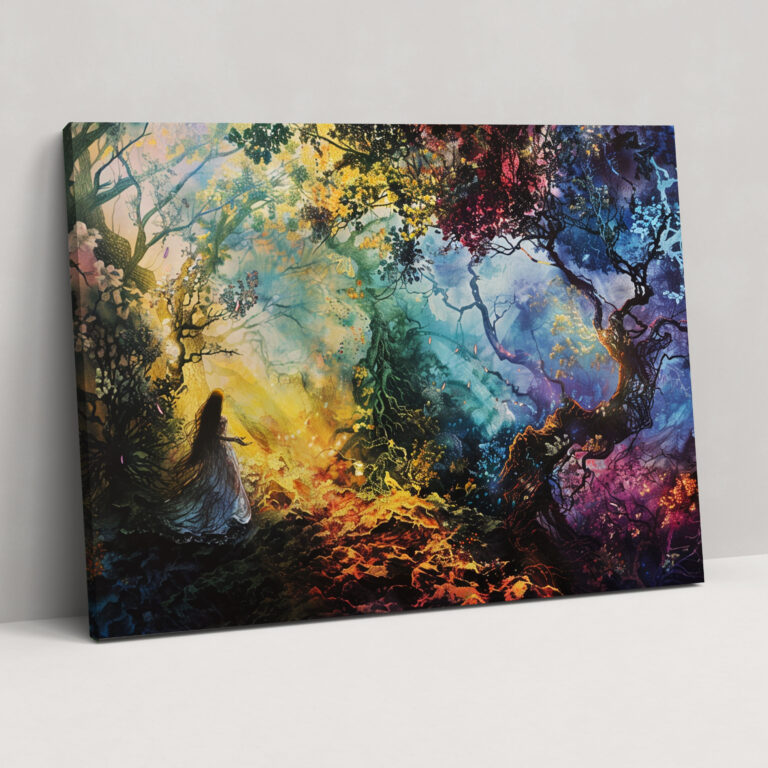 Pre-Raphaelite Brotherhood Mystical Forest Canvas Print - Pre-Raphaelite Brotherhood, Fairies, Canvas Print, Wall Art