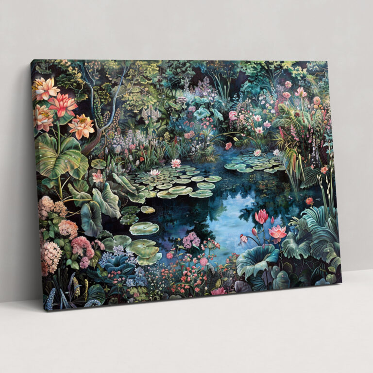 Pre-Raphaelite Brotherhood Romantic Garden Wall Art - Pre-Raphaelite Brotherhood, Canvas Print, Romantic Garden, Home Decoration