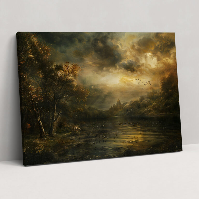 Pre-Raphaelite Brotherhood Serene Landscape Wall Decoration - Pre-Raphaelite Brotherhood, Wall Decoration, Serene, Wall Art