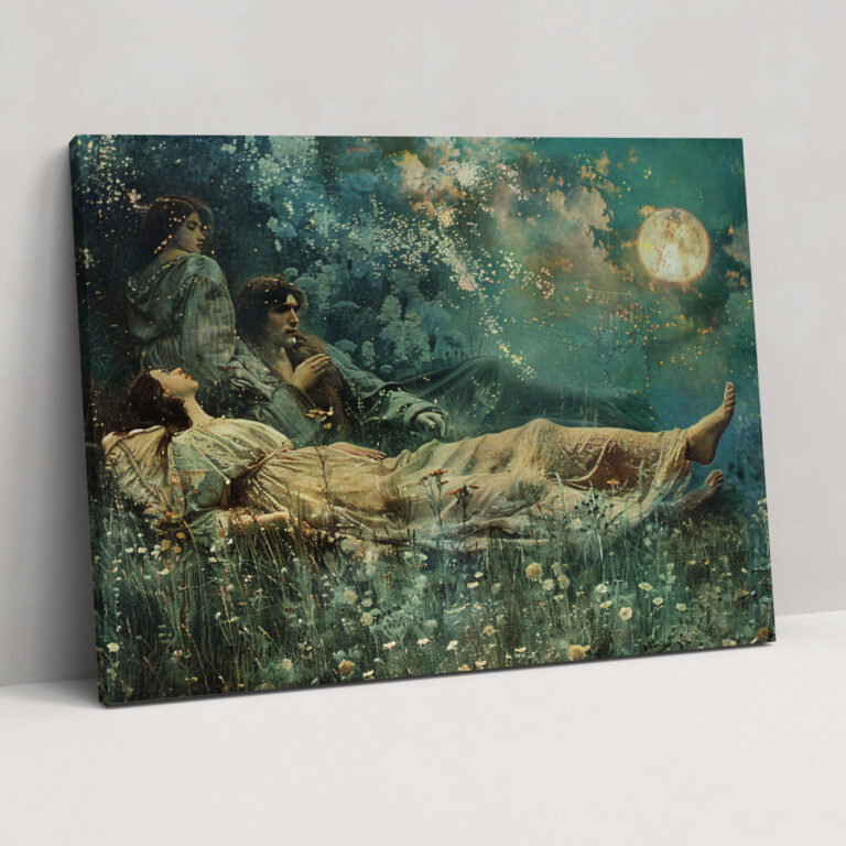 Pre-Raphaelite Brotherhood Dream-Like Scene Wall Art - Pre-Raphaelite Brotherhood, Wall Art, Canvas Print, Home Decoration
