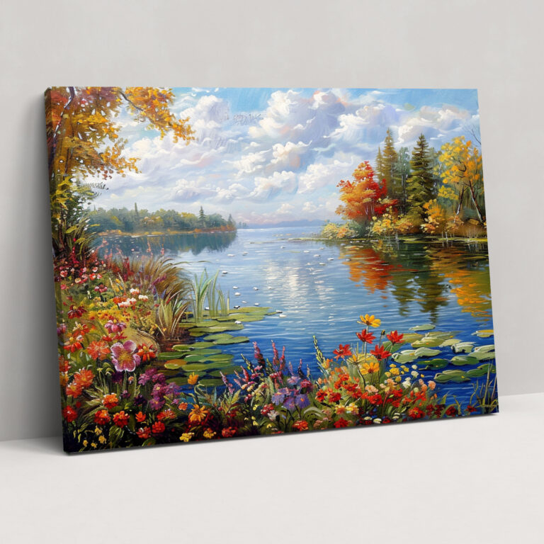 Pre-Raphaelite Brotherhood Lake Canvas Print - Pre-Raphaelite Brotherhood, Canvas Wall Art, Home Decoration, Canvas Print