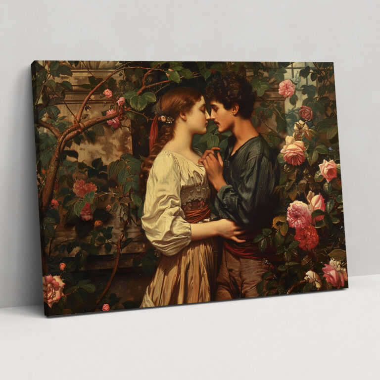 Pre-Raphaelite Brotherhood Lovers Canvas Print - Pre-Raphaelite Brotherhood, Canvas Print, Wall Decoration, Canvas