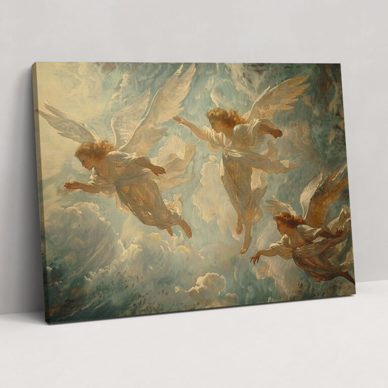 Pre-Raphaelite Brotherhood Angels Canvas Print - Pre-Raphaelite Brotherhood, Canvas Wall Art, Wall Decoration, Canvas