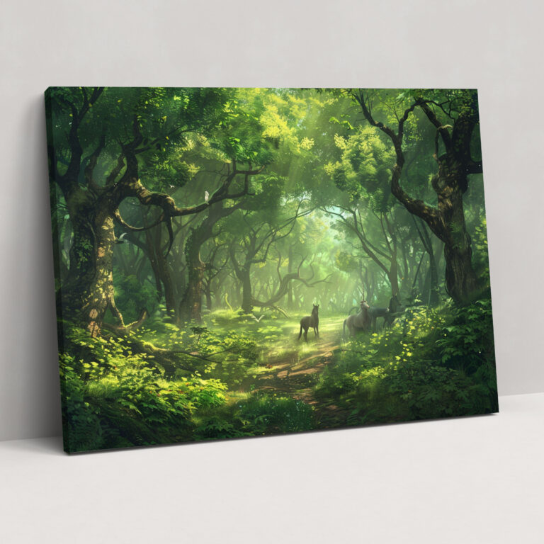 Pre-Raphaelite Brotherhood Forest Canvas Print - Pre-Raphaelite Brotherhood, Canvas Wall Art, Wall Art, Pre-Raphaelite Brotherhood