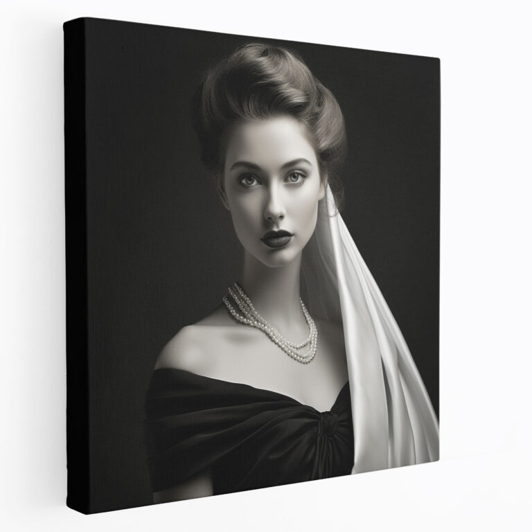 Timeless Portrait Canvas Print - Portrait, Canvas, Wall Decoration, Home Decoration