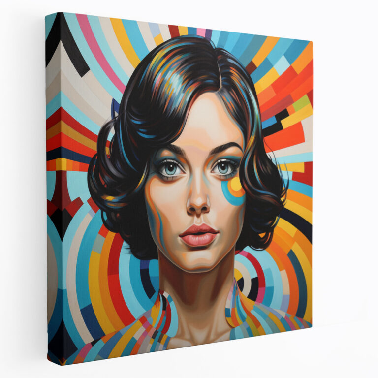 Pop Art Portrait Wall Decoration - Portrait, Pop Art, Canvas Print, Home Decoration