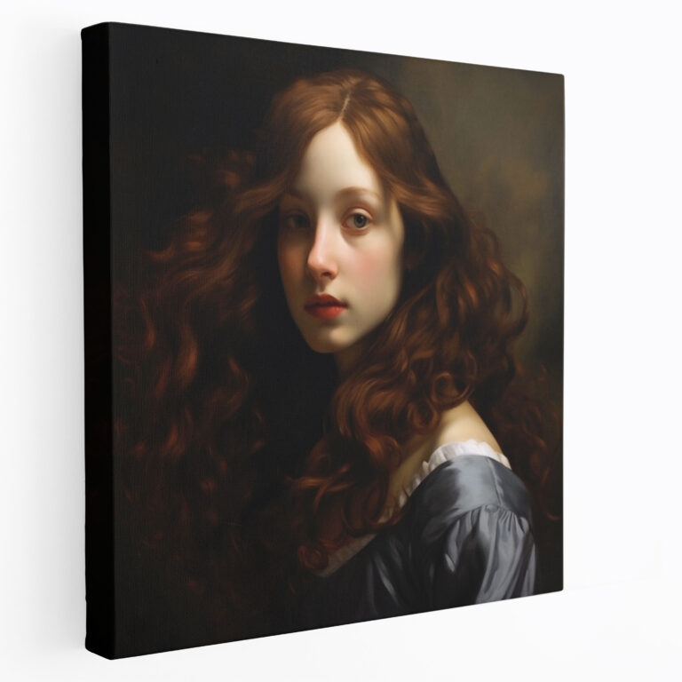 Portrait Canvas Print - Portrait, Canvas Wall Art, Sophisticated, Elegant