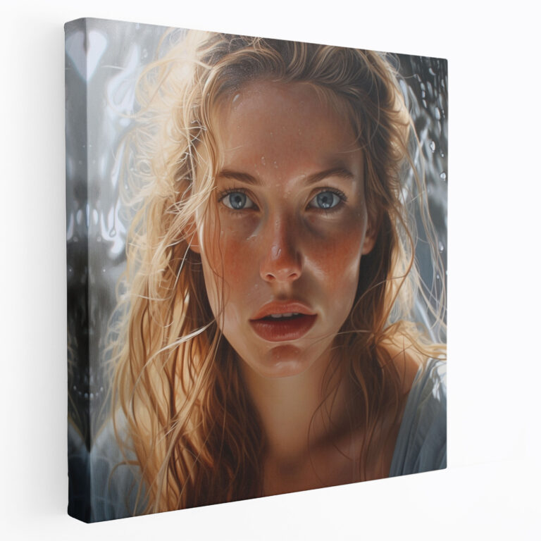 Photorealistic Canvas Print - Portrait, Detail, Lifelike, Remarkable