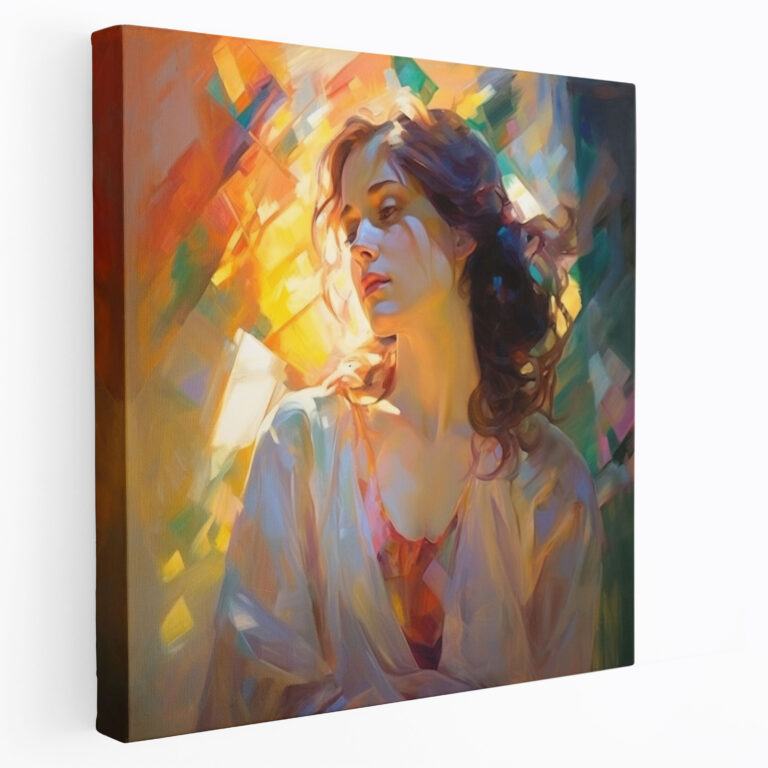Impressionist Portrait Canvas Print - Portrait, Impressionist, Portrait, Home Decoration