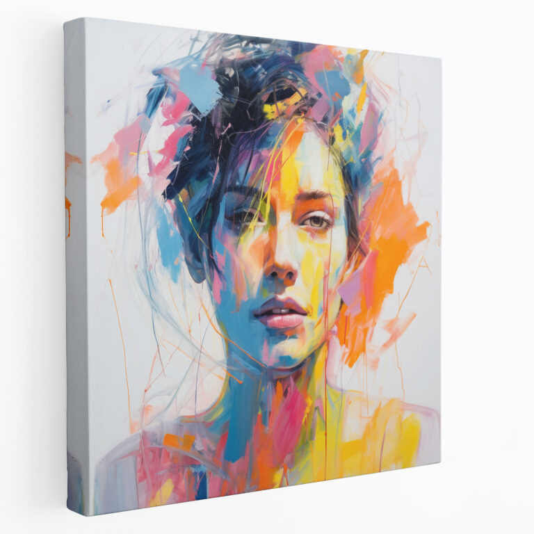 Portrait Wall Art - Modern Abstract Artwork - Portrait, Wall Decoration, Canvas, Abstract Artwork