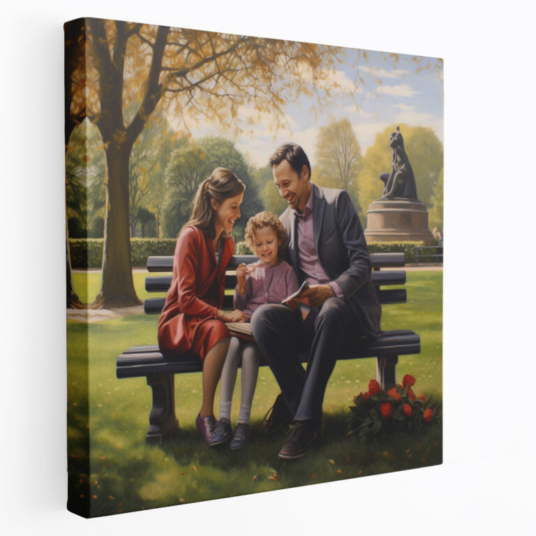 Portrait Canvas Print - Classic Oil Painting Wall Art - Portrait, Home Decoration, Family, Wall Art