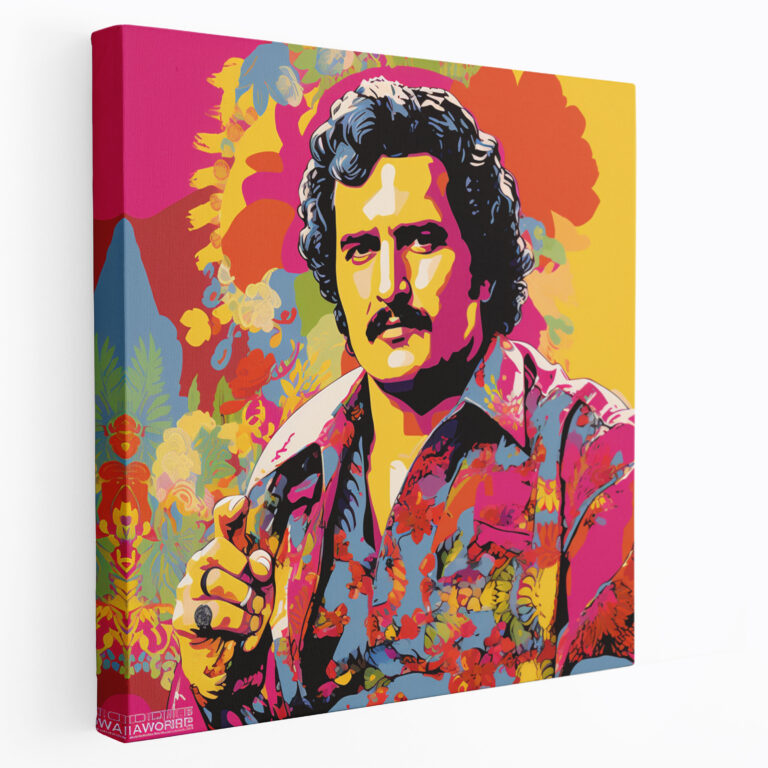 Pablo Escobar Canvas Print - Pablo Escobar, Canvas Print, Home Decoration, Repetitive Images