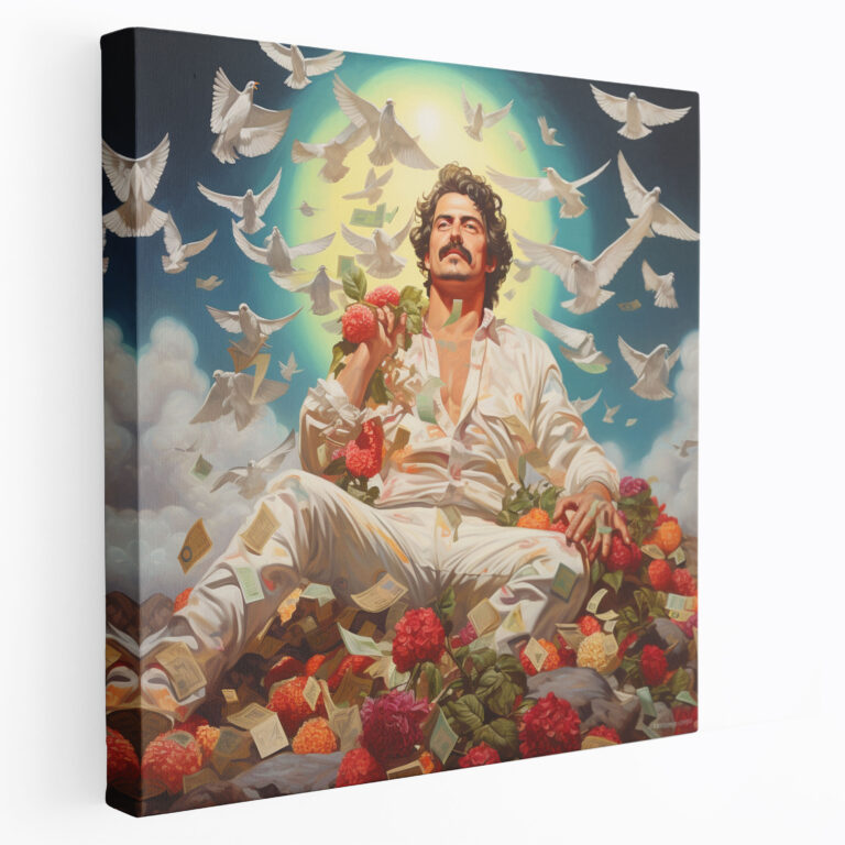 Pablo Escobar Wall Art - Pablo Escobar, Home Decoration, Pablo Escobar, Blooming Flowers