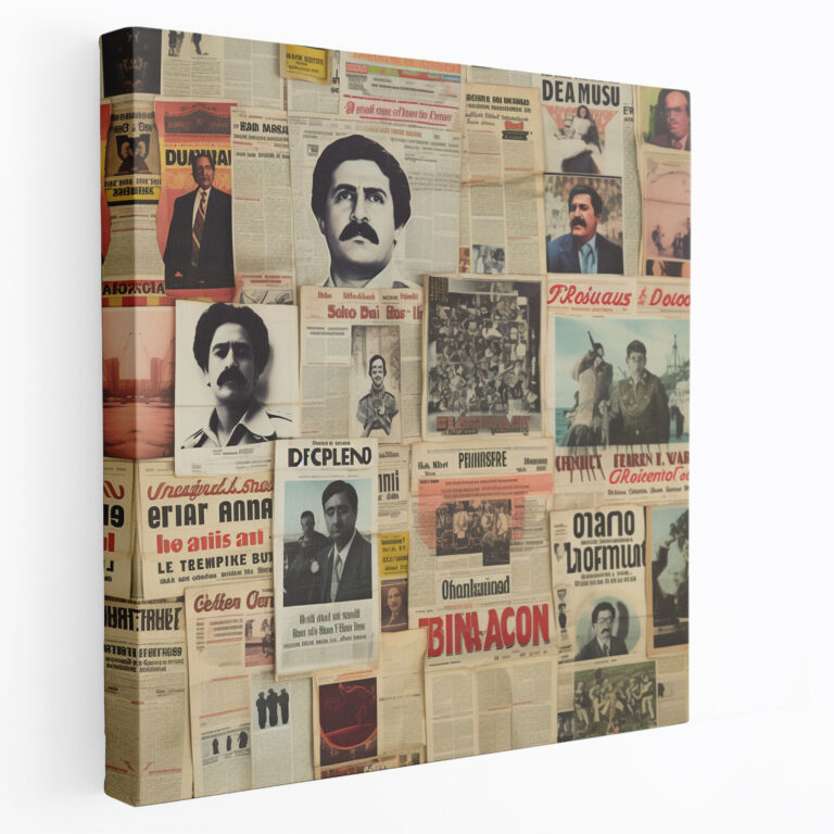 Pablo Escobar Canvas Print - Pablo Escobar, Impactful, Wall Art, Historical