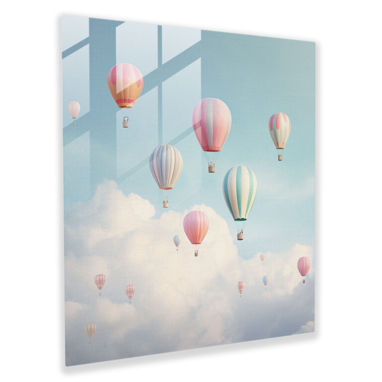 Whimsical Pastel Glass Wall Art - Pastel, Wall Decoration, Pastel, Whimsical Photograph