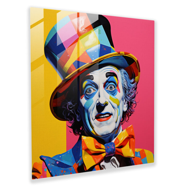 Iconic Puppet Pop Glass Print - Puppet, Home Decoration, Famous Puppet Character, Glass Print