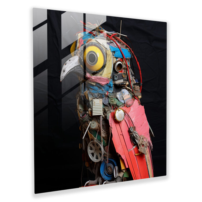 Eco-Puppet Glass Print - Puppet, Glass Print, Unique, Glass Art