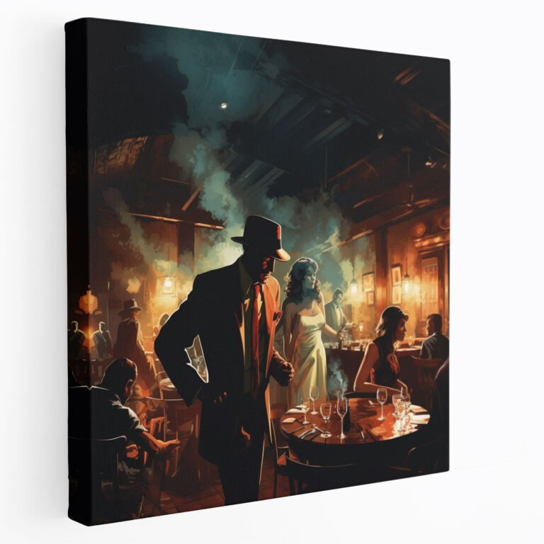 Pulp Fiction Canvas Print - Pulp Fiction, Comic Book Illustration, Canvas Wall Art, Canvas