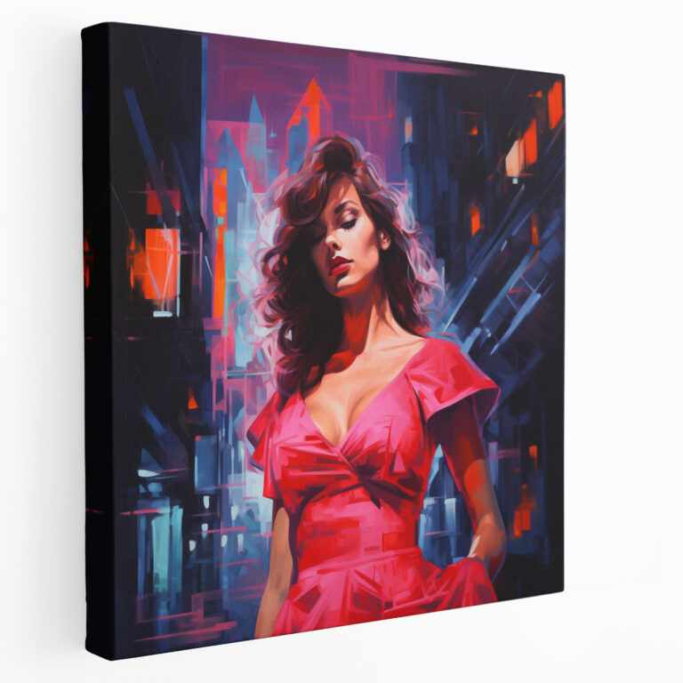Pulp Fiction Wall Art - Pulp Fiction, Home Decoration, Red Dress, Pulp Fiction