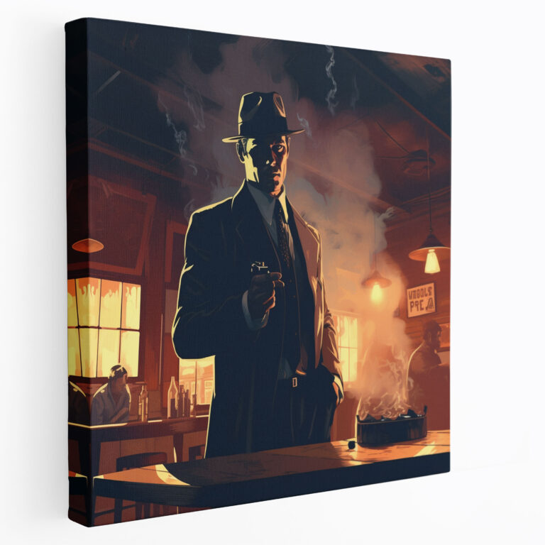Pulp Fiction Canvas Print - Pulp Fiction, Comic Book, Wall Art, Mobster