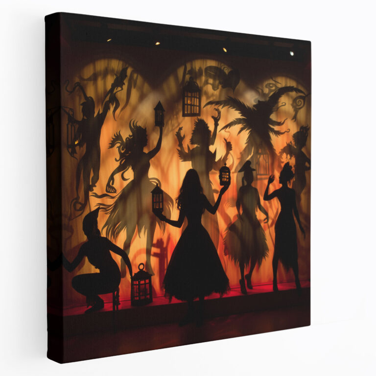 Shadow Puppets Wall Art - Puppet, Canvas Print, Home Decoration, Shadow Puppets