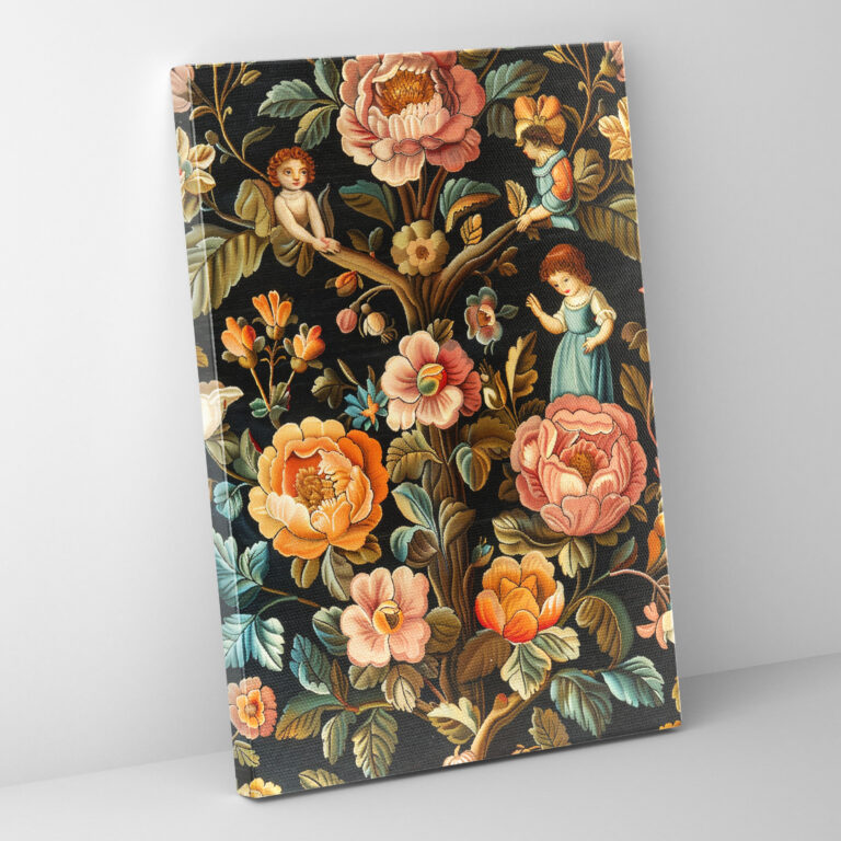 Floral Raffaello Sanzio Wall Art - Raffaello Sanzio, Canvas, Canvas Wall Art, Wall Art