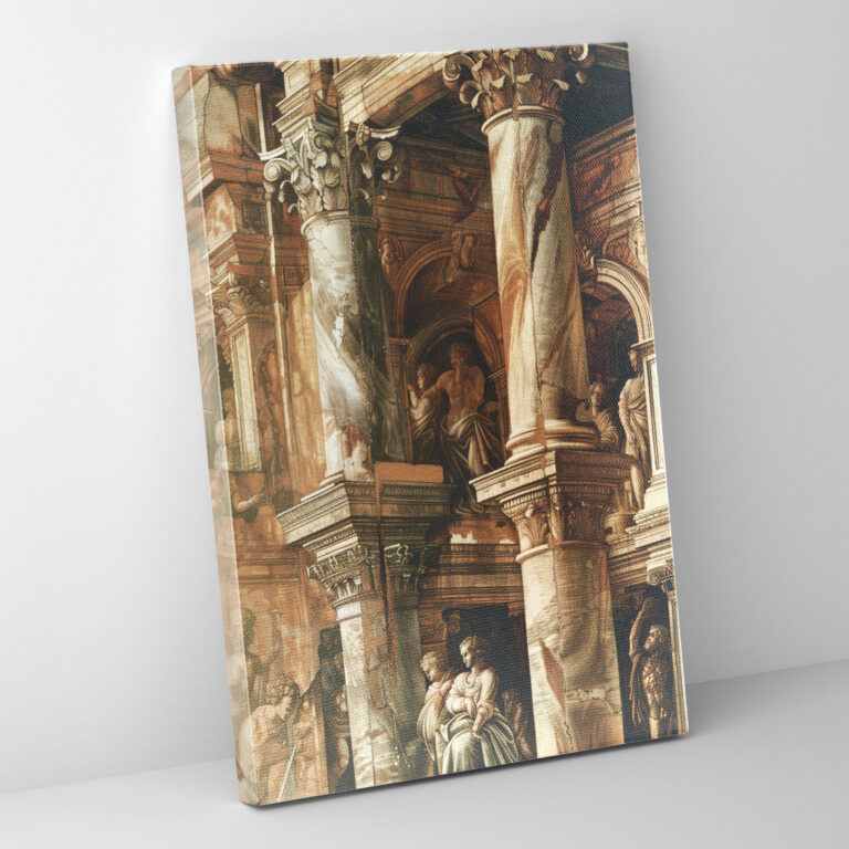 Architectural Raffaello Sanzio Canvas Print - Raffaello Sanzio, Canvas Print, Canvas Wall Art, Raffaello Sanzio