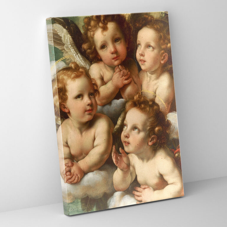 Raffaello Sanzio Angels Canvas Print - Raffaello Sanzio, Canvas, Home Decoration, Raffaello Sanzio