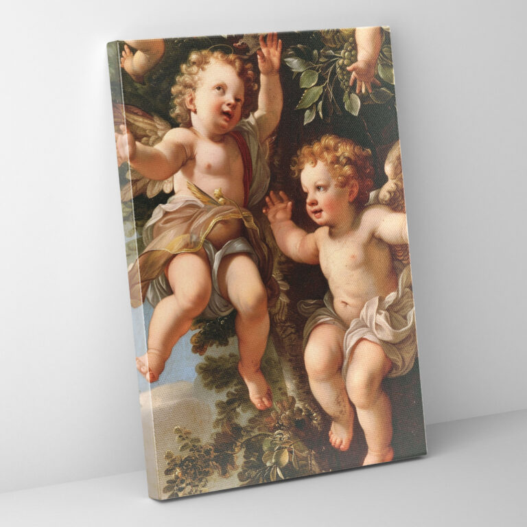 Heavenly Cherubs Wall Art - Raffaello Sanzio, Canvas Print, Home Decoration, Wall Decoration