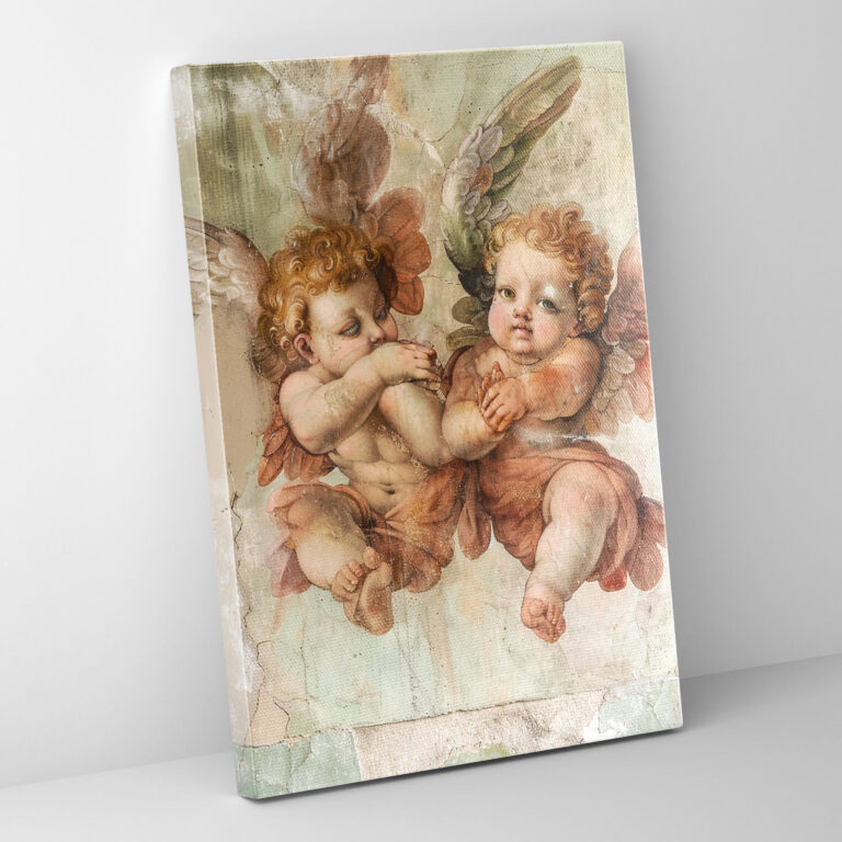 Raffaello Sanzio Wall Decoration Angels - Raffaello Sanzio, Home Decoration, Wall Decoration, Canvas