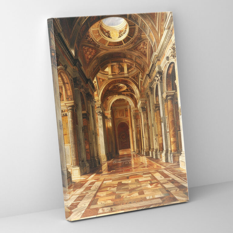 Raffaello Sanzio Canvas Print Architecture - Raffaello Sanzio, Wall Art, Home Decoration, Canvas Print