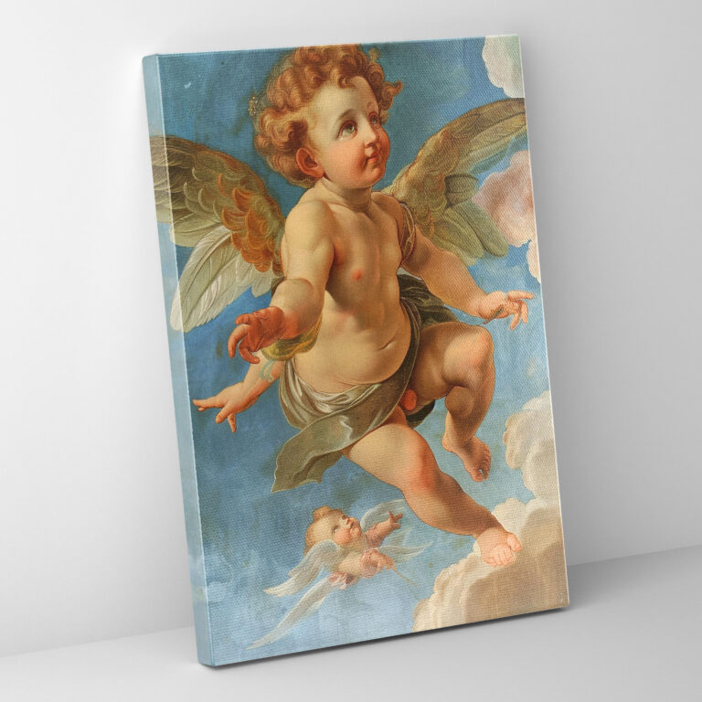 Heavenly Angels Raffaello Sanzio Canvas Print - Raffaello Sanzio, Wall Decoration, Raffaello Sanzio, Canvas Print