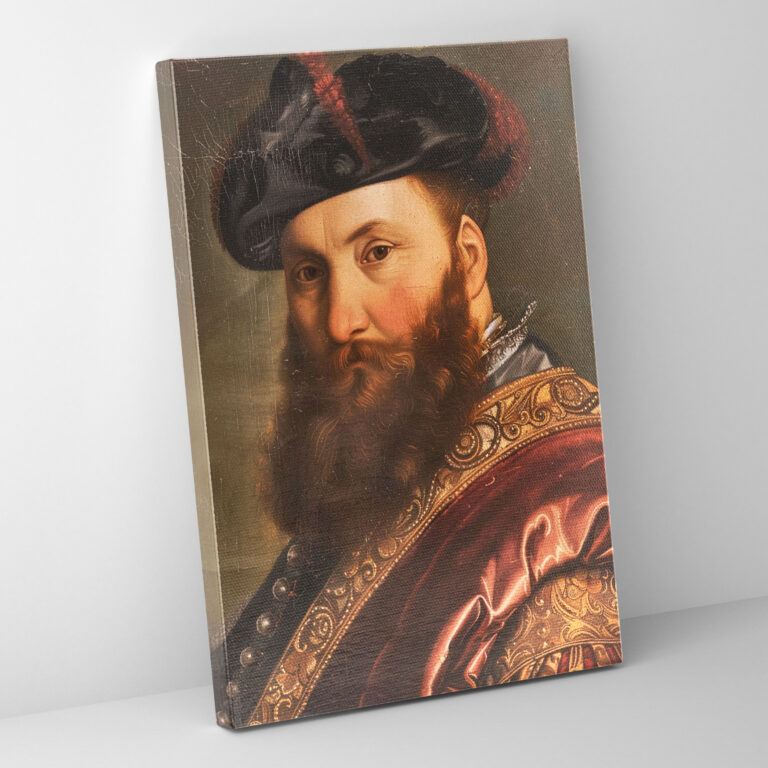 Nobleman Portrait Wall Art - Raffaello Sanzio, Canvas Wall Art, Home Decoration, Raffaello Sanzio