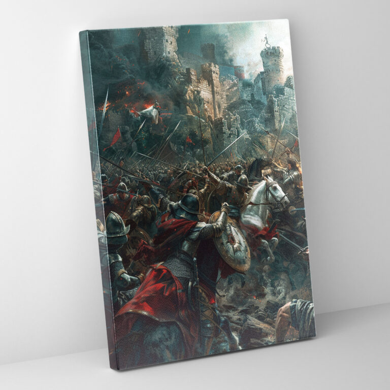 Battle Scenes Canvas Print - Raffaello Sanzio, Canvas Wall Art, Raffaello Sanzio, Wall Art