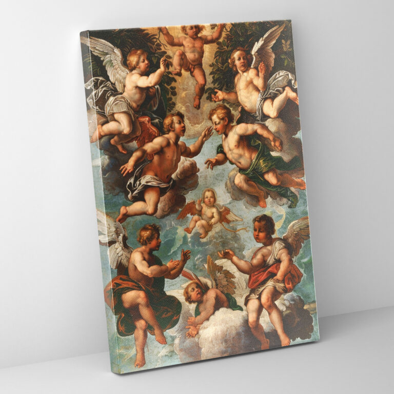 Raffaello Sanzio Wall Art - Raffaello Sanzio, Wall Decoration, Canvas, Canvas Print