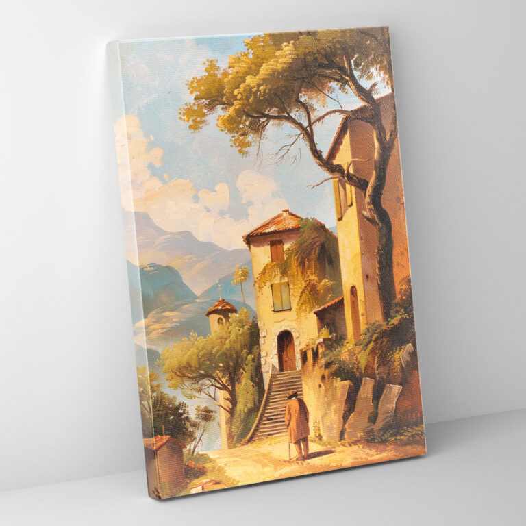 Architectural Landscape Canvas Print - Raffaello Sanzio, Raffaello Sanzio, Canvas, Wall Decoration