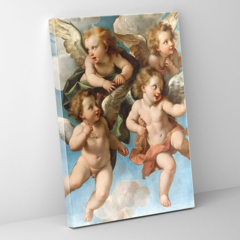 Raphael's Angels Wall Decoration - Raffaello Sanzio, Raffaello Sanzio, Home Decoration, Canvas
